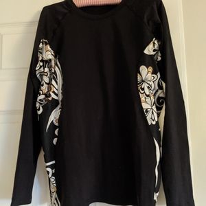 Rash guard set (long sleeve and biker short length